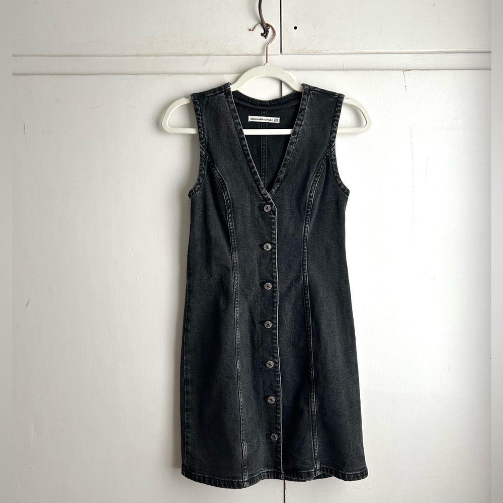 Abercrombie & Fitch Mia Denim Vest Mini Dress
